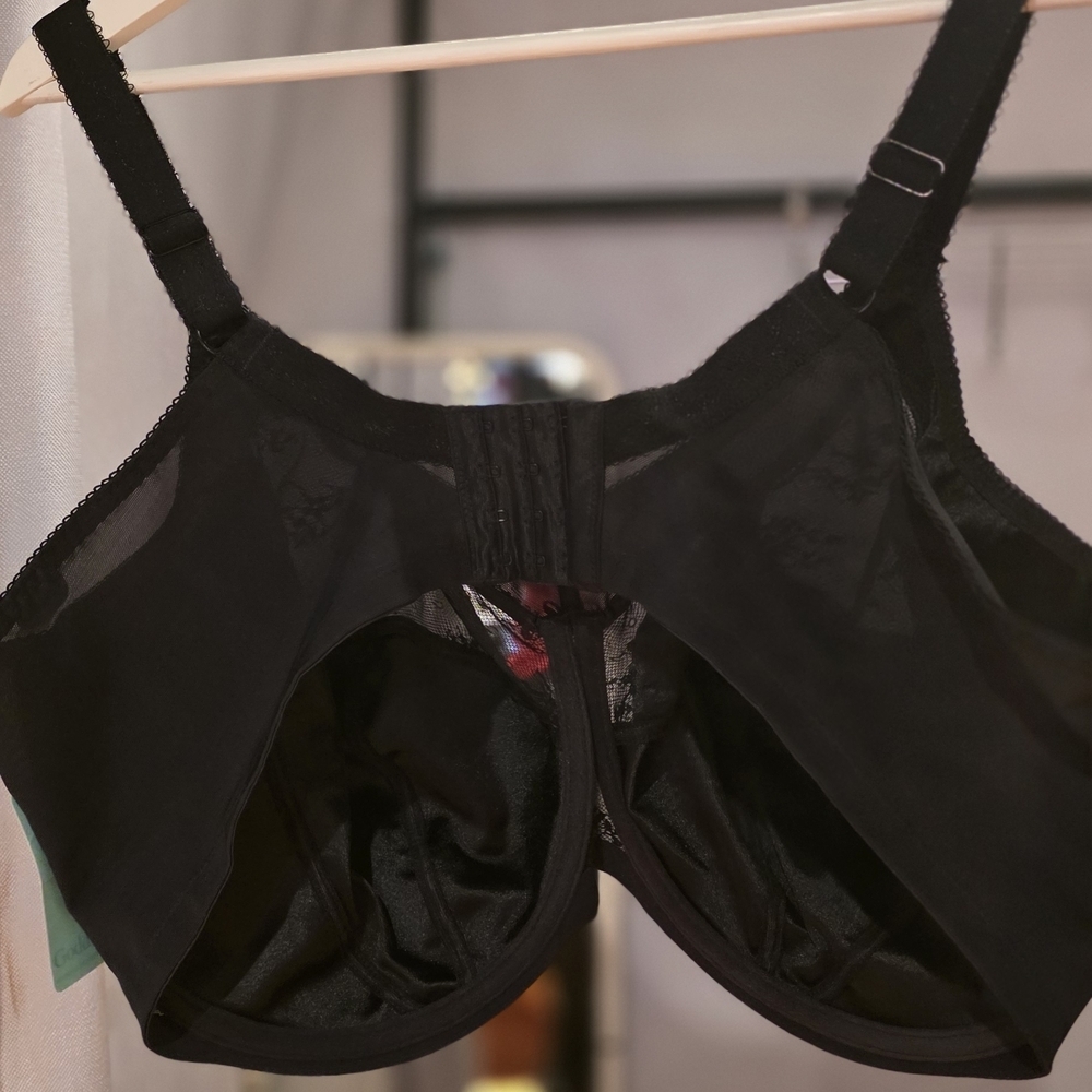Goddess Black Sheer Bra - Picture 4 of 4
